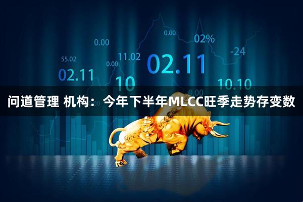 问道管理 机构：今年下半年MLCC旺季走势存变数